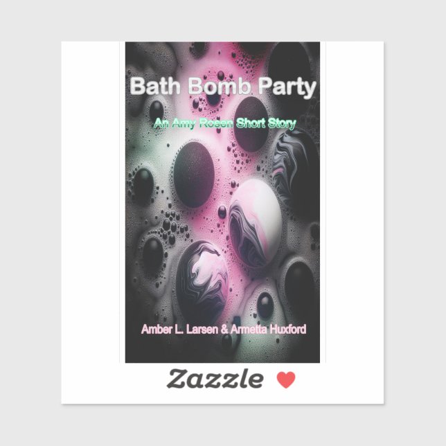 Pegatina Bath Bomb Party Cover Sticker (Hoja)