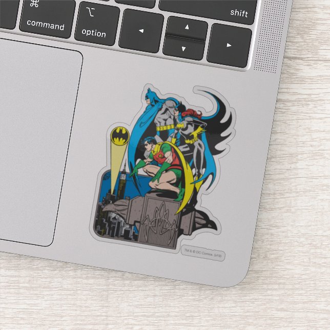 Pegatina Batman/Batgirl/Robin (Detalle)