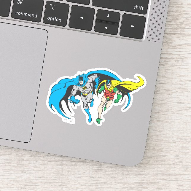 Pegatina Batman y Robin (Detalle)