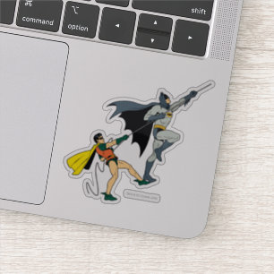 Pegatina Batman Y Robin Climb
