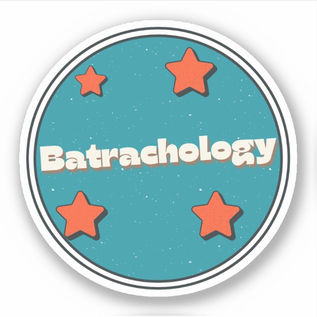 Pegatina Batracología (Anverso)