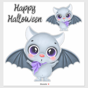 Pegatina Bats Cute Halloween