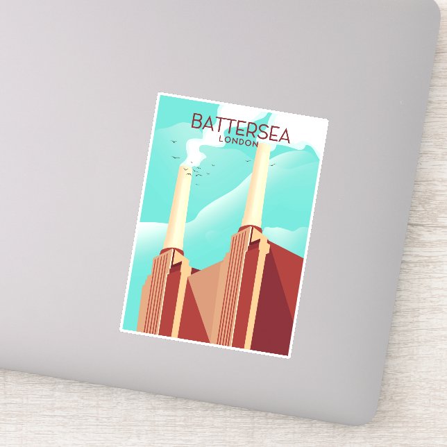 Pegatina Battersea London (Detalle)