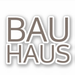 Pegatina Bauhaus