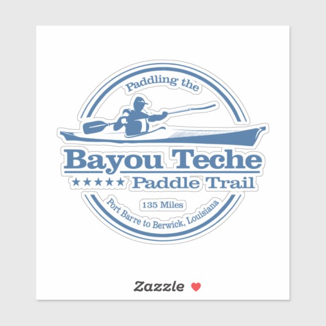 Pegatina Bayou Teche PT (SK) (Hoja)