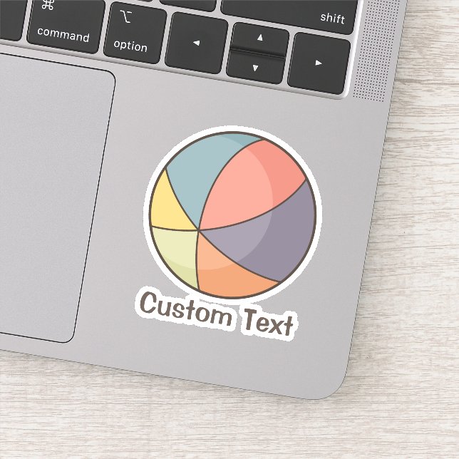 Pegatina Beach Ball (Detalle)