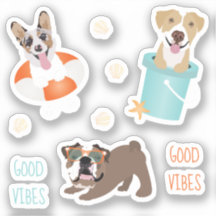 Beach Dogs Good Vibes