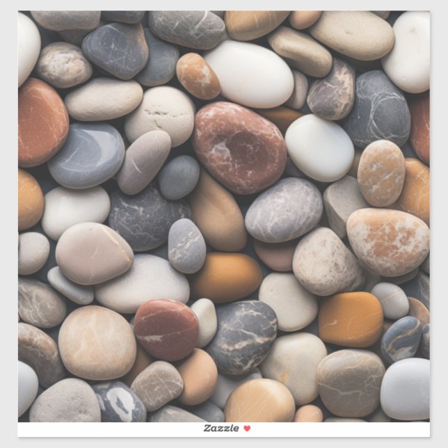 Pegatina Beach Pebbles Vinyl (Hoja)