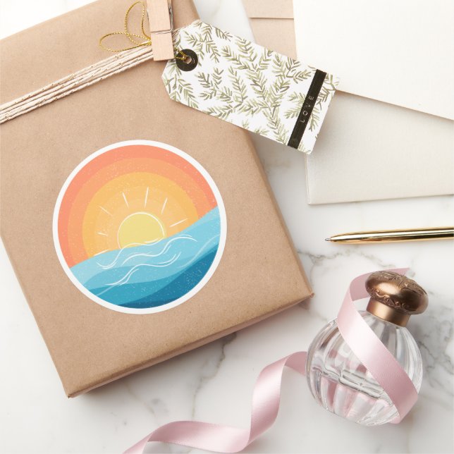 Pegatina Beach Sunset (Regalar)