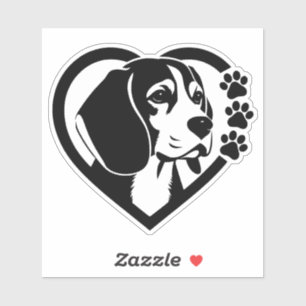 Pegatina Beagle