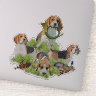 Pegatina Beagle