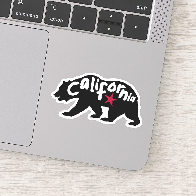 Pegatina Bear de California (Detalle)