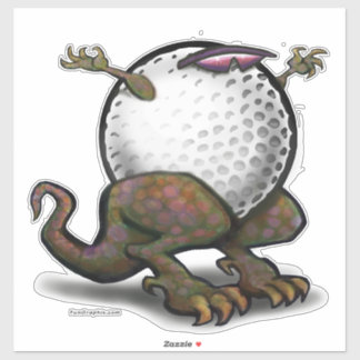 Pegatina Beast de golf