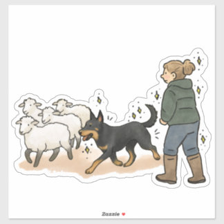 Pegatina Beauceron - Trabajo