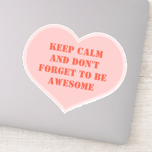 Pegatina Beautiful chic and luxe pink heart