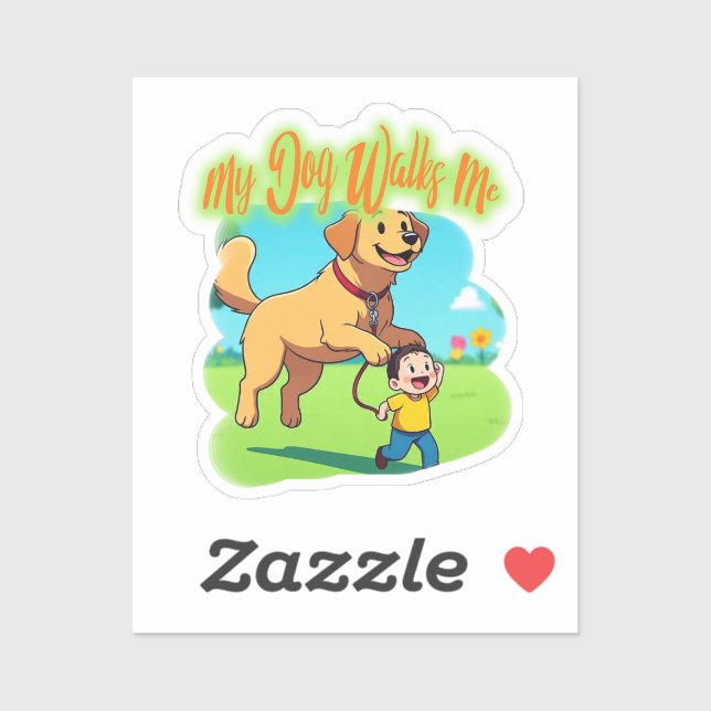 Pegatina beautiful design humor  (Hoja)