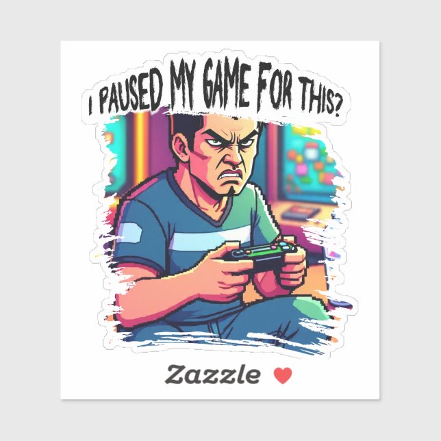 Pegatina Beautiful gamers design (Hoja)