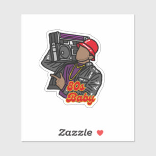 Pegatina Bebé de los 80