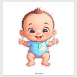 Pegatina Bebé Niño Adorable