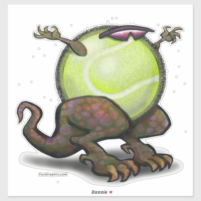 Pegatina Bebida de tenis (Hoja)