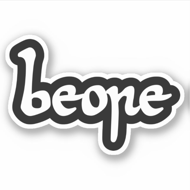 Pegatina Bebida inglesa antigua (Anverso)