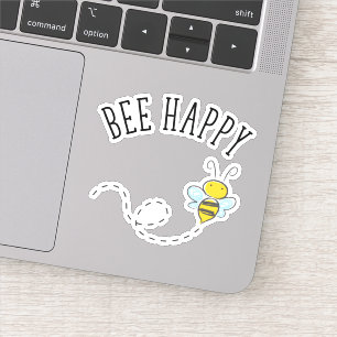 Pegatina Bee Happy