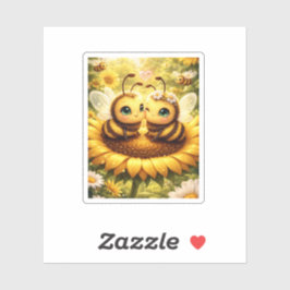 Pegatina BEE Mine Sunflower