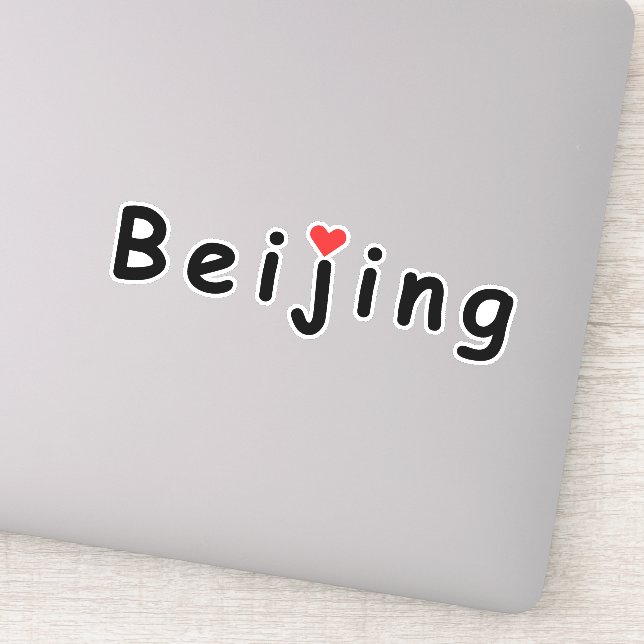 Pegatina Beijing China (Detalle)