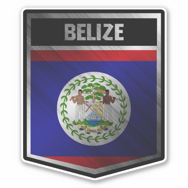 Pegatina Belice (Anverso)