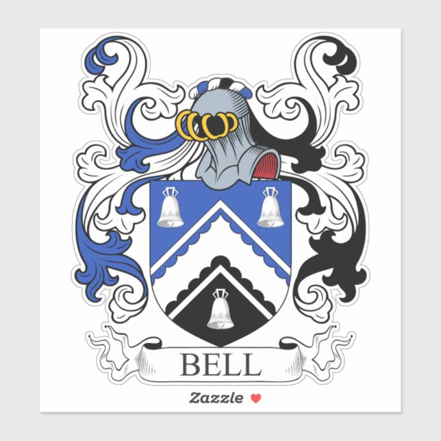 Pegatina Bell Family Crest (Hoja)