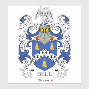 Pegatina Bell Family Crest