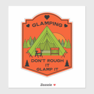Pegatina Bell Tent Glaming