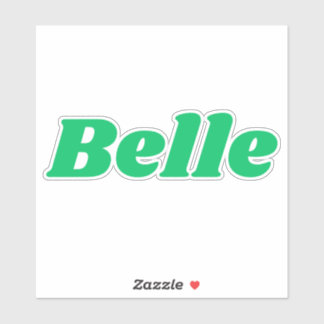 Pegatina Belle