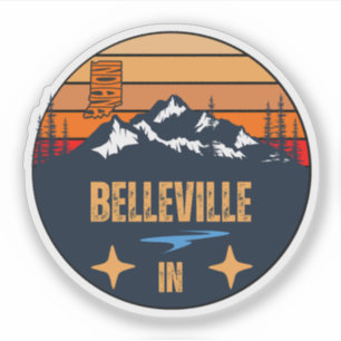 Pegatina Belleville, Indiana