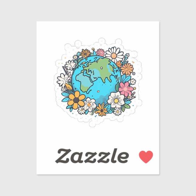 Pegatina Belleza de la Tierra (Hoja)