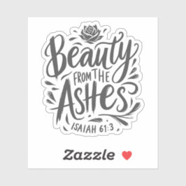 Pegatina Belleza de las cenizas
