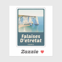 Belleza natural de Falaises D'etretat-Francia