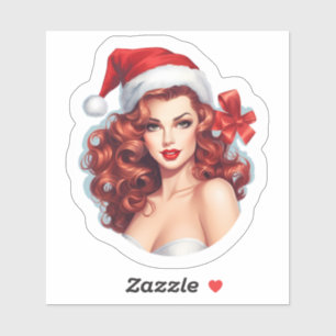 Pegatina Belleza y alegría navideñas