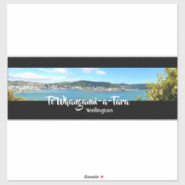 Pegatina BELLINGTON NUEVA ZELANDIA Te Whanganui-a-Tara ESCE