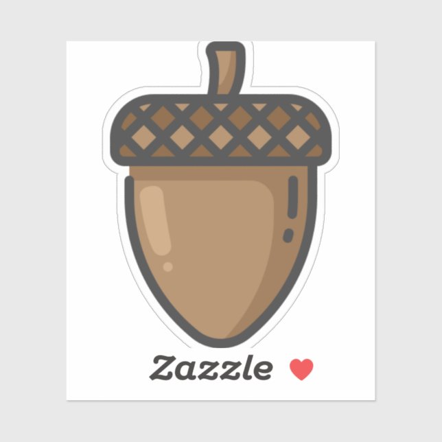 Pegatina bellota (Hoja)