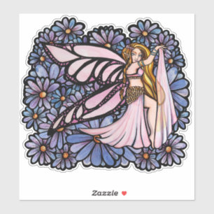 Pegatina Belly de arte de danza de hadas Belly bailando