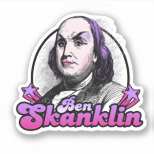 Pegatina Ben Skanklin