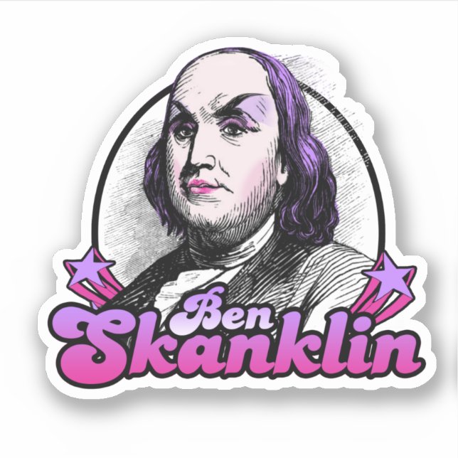 Pegatina Ben Skanklin (Anverso)