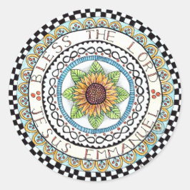 Pegatina bendice a la ronda del Señor