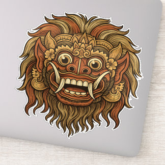 Pegatina Bendice Tu Espacio Sticker Barong - Balinés