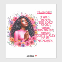 Pegatina ¡Bendito Al Señor!