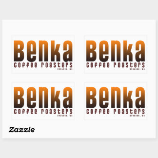 Pegatina Benka Coffee Roasters 5x3