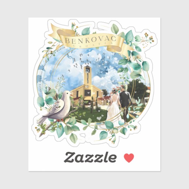 Pegatina Benkovac (Hoja)