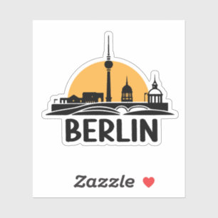 Pegatina berlin skyline