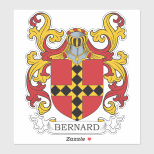 Pegatina Bernard Family Crest